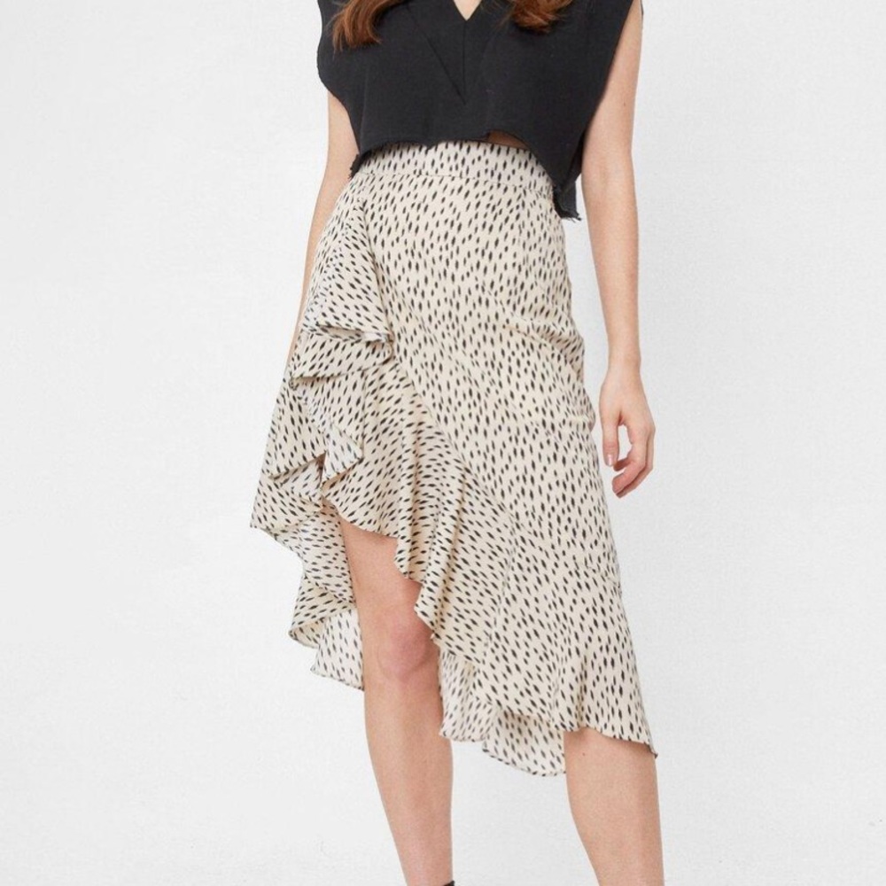 NWOT Nasty Gal fun leopard skirt